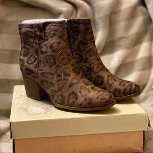 Leopard Booties